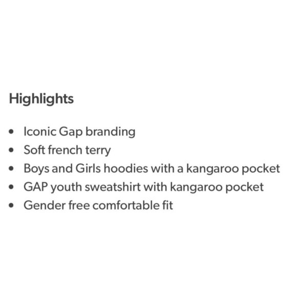 Gap Unisex Kid Size M (8) Blue 1969 San Francisco‎ Logo Hooded Sweatshirt NWT - Picture 2 of 10